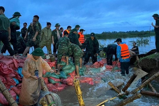Mưa lũ gây thiệt hại nặng tại tỉnh Nghệ An