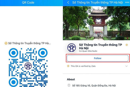 Lựa chọn nền tảng mạng hội đông người dùng để xây dựng kênh truyền thông chính thức về Hà Nội