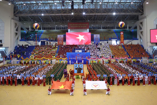Hơn 4.000 người tham dự Đại hội Thể dục thể thao quận Ba Đình năm 2022