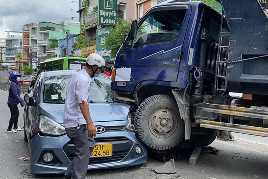 Tai nạn giao thông tại thành phố Hồ Chí Minh tăng trên cả 3 tiêu chí