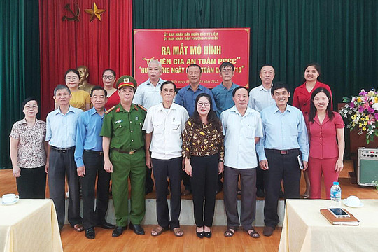 Ra mắt ''Tổ liên gia an toàn phòng cháy, chữa cháy'' tại quận Bắc Từ Liêm
