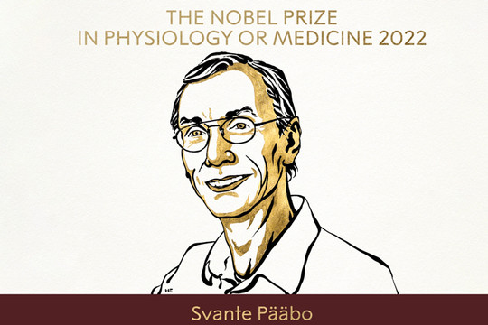 Giải Nobel Y sinh 2022 thuộc về nhà khoa học người Thụy Điển Svante Paabo
