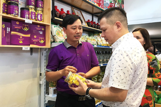 Khai trương điểm giới thiệu và bán sản phẩm OCOP tại số 180 Lạc Trung, quận Hai Bà Trưng
