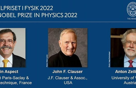 Giải Nobel Vật lý 2022 vinh danh ba nhà khoa học Pháp, Mỹ, Áo