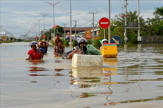 Thủ tướng Campuchia gửi thông điệp đặc biệt đến người dân về tình hình lũ lụt