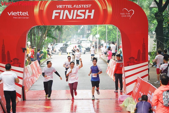 2.500 vận động viên tham gia giải chạy Viettel Fastest tại thành phố Hồ Chí Minh