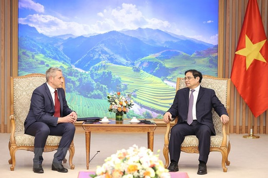 Thủ tướng Chính phủ Phạm Minh Chính tiếp Đại sứ Belarus tại Việt Nam