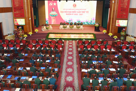Hôm nay (14-10), diễn ra phiên trọng thể Đại hội Hội Cựu chiến binh thành phố Hà Nội lần thứ VII