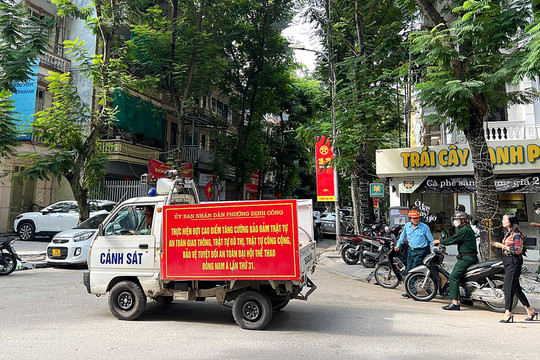 Quận Hoàng Mai: Ra quân giải quyết các điểm nóng về trật tự đô thị