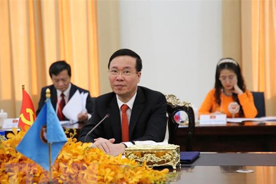Ủy viên Bộ Chính trị, Thường trực Ban Bí thư Võ Văn Thưởng thăm chính thức Campuchia