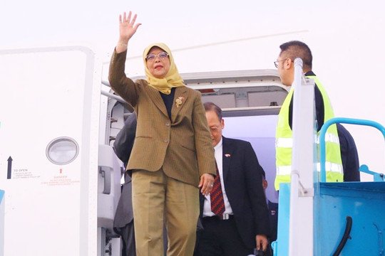 Tổng thống Singapore Halimah Yacob thăm Việt Nam: Thúc đẩy hợp tác vì lợi ích chung