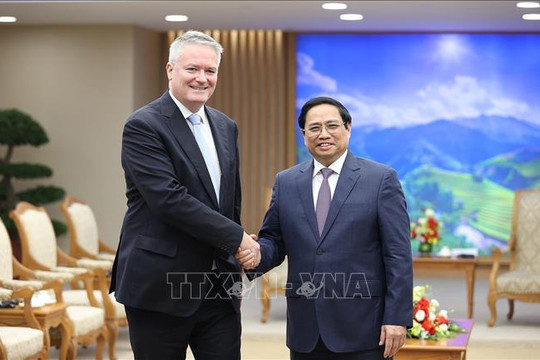 Thủ tướng Chính phủ Phạm Minh Chính tiếp Tổng Thư ký Tổ chức Hợp tác và Phát triển kinh tế