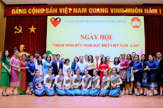Quận Hai Bà Trưng tổ chức Ngày hội ''Thắm tình hữu nghị đặc biệt Việt Nam - Lào''