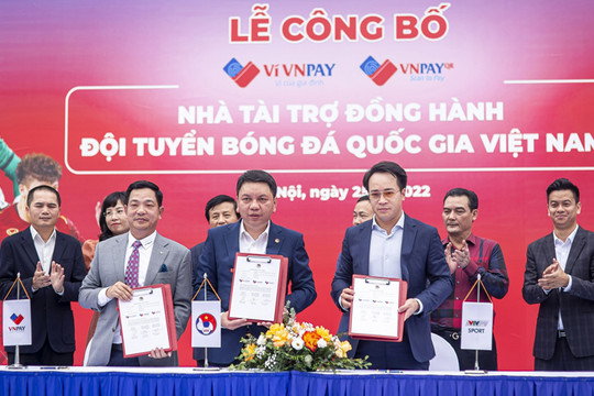 Bóng đá Việt Nam tiếp tục nhận được sự tài trợ lớn của VNPAY