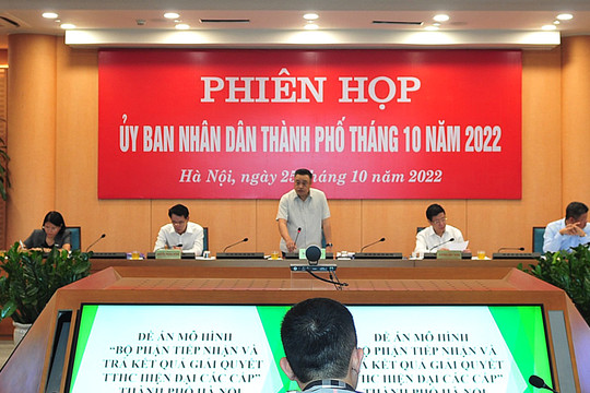 UBND thành phố Hà Nội họp, xem xét 4 nội dung quan trọng thuộc thẩm quyền