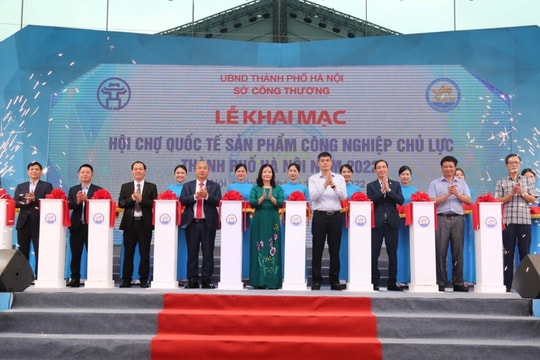 Hội chợ quốc tế sản phẩm công nghiệp chủ lực thành phố Hà Nội năm 2022 Thúc đẩy phát triển ngành công nghiệp Hà Nội xứng tầm với vai trò, vị trí Thủ đô