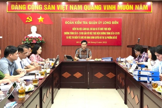 Đảng bộ quận Long Biên: Khẳng định năng lực lãnh đạo và sức chiến đấu
