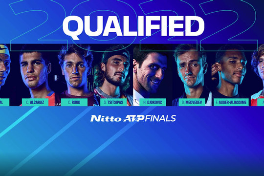 Chốt danh sách ATP Finals 2022