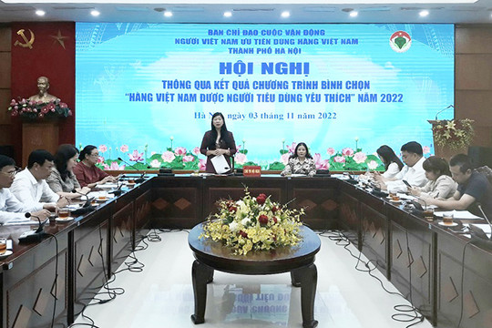 Có 213 sản phẩm, dịch vụ được công nhận Hàng Việt Nam được người tiêu dùng yêu thích