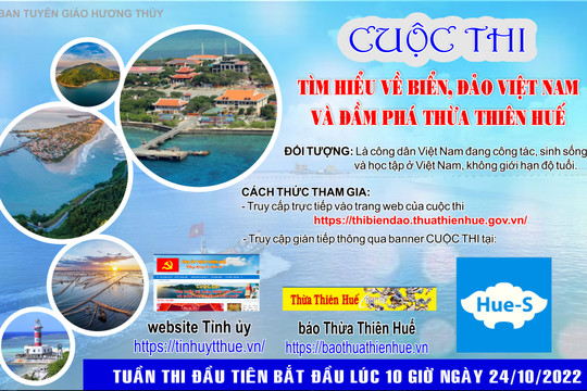 Hưởng ứng cuộc thi tìm hiểu về biển, đảo Việt Nam và đầm phá Thừa Thiên Huế
