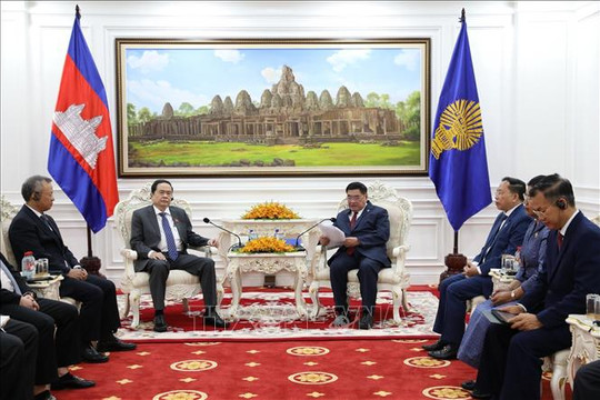 Hội nghị Cấp cao ASEAN: Tăng cường hợp tác Quốc hội Việt Nam - Campuchia