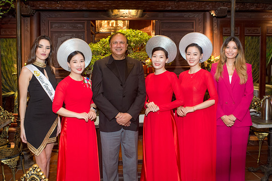 Đoàn Hoa hậu Du lịch thế giới 2022 đã đến Hà Nội