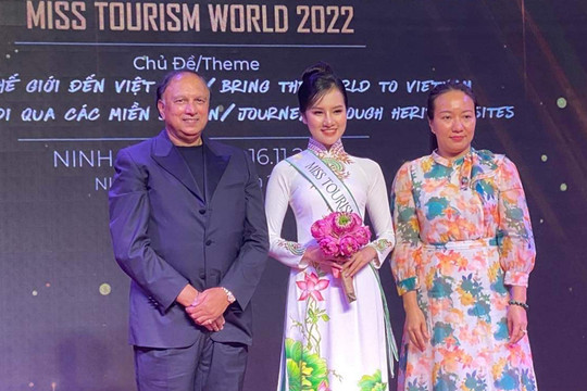 Người đẹp Lê Thị Hương Ly đại diện Việt Nam tham dự Hoa hậu Du lịch thế giới 2022