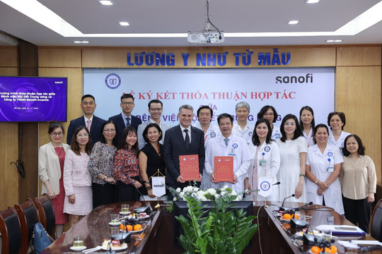Sanofi ký kết Biên bản ghi nhớ về các hoạt động hợp tác nâng cao nhận thức về bệnh đái tháo đường với Bệnh viện Nội tiết trung ương