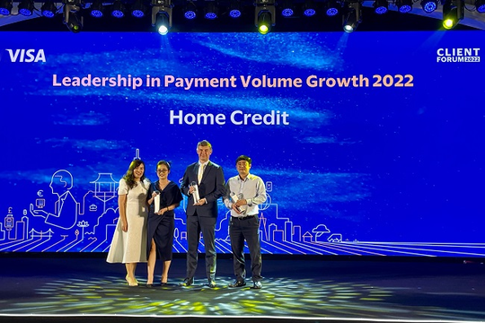 Home Credit giành giải thưởng Visa Award năm thứ ba liên tiếp