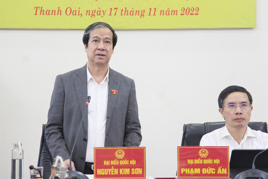 Bộ trưởng Nguyễn Kim Sơn: Sẽ xem xét điều chỉnh phụ cấp ưu đãi cho giáo viên từ 1-7-2023