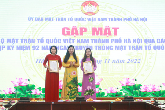 Ủy ban Mặt trận Tổ quốc Việt Nam thành phố Hà Nội gặp mặt kỷ niệm Ngày truyền thống