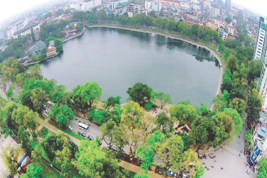 Tổ chức không gian phố đi bộ khu vực hồ Thiền Quang - Công viên Thống Nhất thành 2 giai đoạn