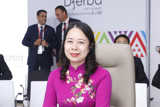 Phó Chủ tịch nước Võ Thị Ánh Xuân dự khai mạc Hội nghị Cấp cao Pháp ngữ lần thứ 18