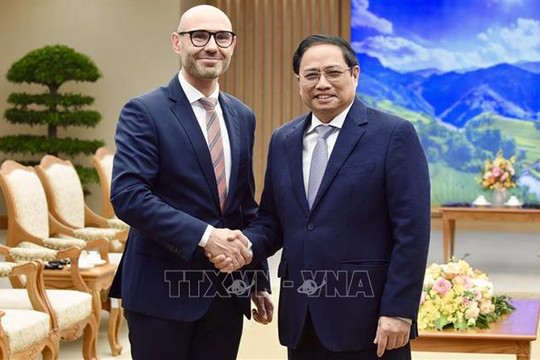 Thủ tướng Phạm Minh Chính tiếp Tổng Thư ký Tòa trọng tài thường trực