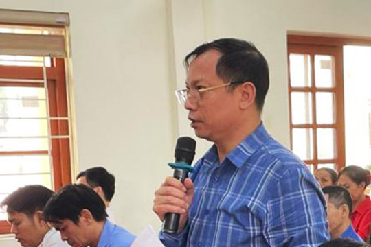 Điều chỉnh thời gian tiếp xúc cử tri của tổ đại biểu HĐND thành phố tại huyện Ứng Hòa