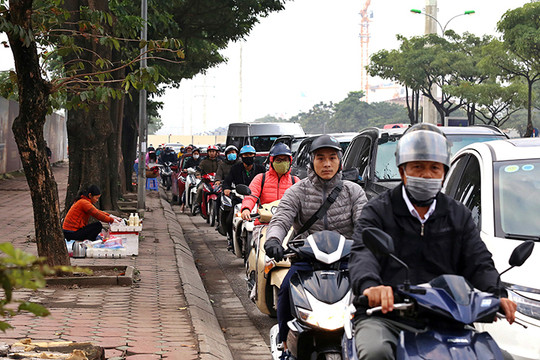 Thí điểm điều chỉnh lại giao thông tại nút giao Mễ Trì - Lê Quang Đạo - Châu Văn Liêm