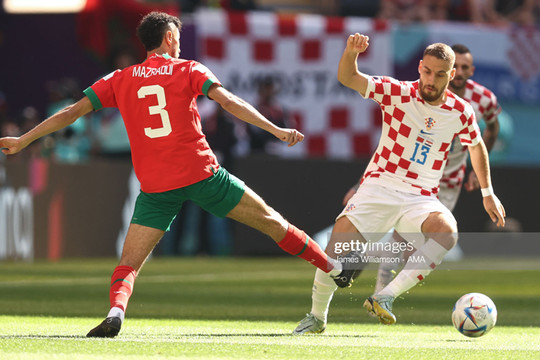 Croatia chia điểm với Morocco