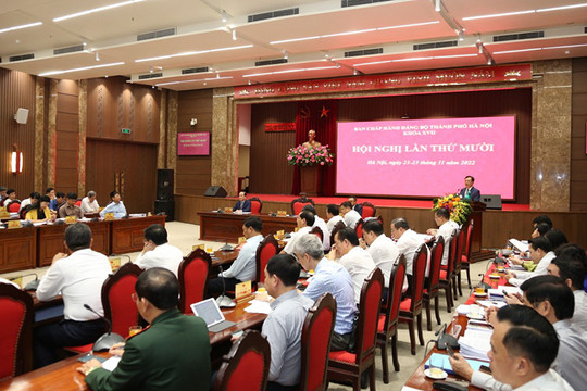 Bế mạc Hội nghị lần thứ mười, Ban Chấp hành Đảng bộ thành phố Hà Nội khóa XVII