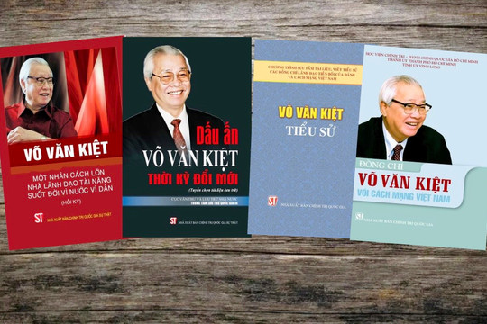 Dấu ấn cuộc đời, sự nghiệp đồng chí Võ Văn Kiệt qua từng trang sách