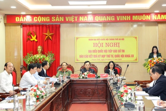 Nhiều vấn đề quan trọng về công tác xây dựng luật pháp được cử tri quan tâm