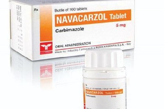 Thu hồi giấy đăng ký lưu hành thuốc Navacarzol điều trị rối loạn tuyến giáp