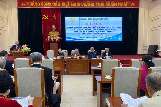 Hội Cựu giáo chức Việt Nam “bốn cùng” với ngành Giáo dục