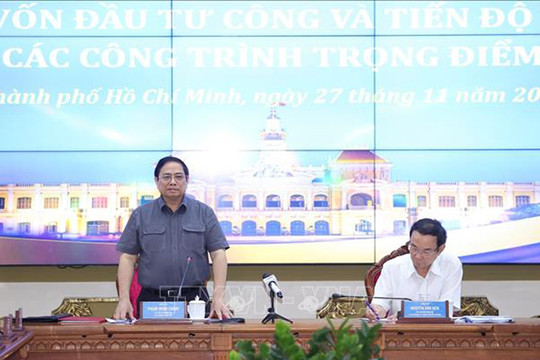 Thủ tướng Phạm Minh Chính: Thành phố Hồ Chí Minh có vai trò truyền cảm hứng cho các địa phương, bộ, ngành trong phát triển