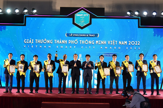 Đà Nẵng năm thứ 3 liên tiếp được trao giải thưởng "Thành phố thông minh Việt Nam"