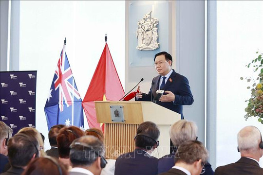 Chủ tịch Quốc hội Vương Đình Huệ dự Diễn đàn hợp tác giáo dục Việt Nam - Australia