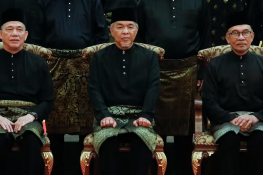 Nội các mới của Malaysia tuyên thệ nhậm chức