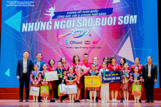 Học sinh Hà Nội giành nhiều giải thưởng tại cuộc thi ''Cùng Đức Việt và O´Food thắp sáng những ngôi sao buổi sớm''