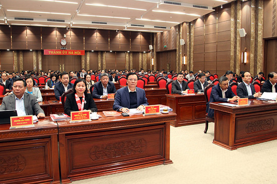 Thành ủy Hà Nội triển khai xây dựng chương trình, kế hoạch thực hiện Nghị quyết Trung ương 6