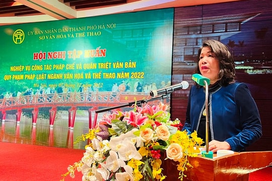 Hà Nội: Nâng cao hiệu lực quản lý nhà nước lĩnh vực văn hóa và thể thao