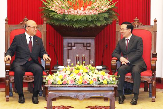 Thường trực Ban Bí thư tiếp Cố vấn đặc biệt Liên minh Nghị sĩ hữu nghị Nhật - Việt